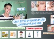 Chia sẻ về Lăn kim và phi kim |  Chăm sóc da sau lăn kim làm đẹp da | Sinchi's House ♡