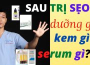 Chăm sóc da, bôi KEM gì sau Lăn kim, laser CO2 SẸO LÕM | Trị sẹo rỗ Dr Ninh